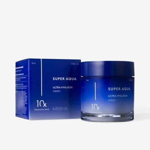 Увлажняющий крем для лица Missha Super Aqua Ultra Hyalron Cream 70 мл 52i-ab9 фото