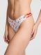 Трусики-стринги жіночі бавовняні PINK Victorias Secret Cotton Side-Tie Panty білі 1hv-pa7-zrt фото 1