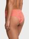 Трусики-чики женские бесшовные с кружевом Victoria's Secret No-Show Lace Cheeky Panty персиковые 9l8-dt7-8r1 фото 2