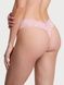 Трусики-стринги женские кружевные Victoria's Secret Lace Thong Panty розовые 3dq-ulh-dto фото 2