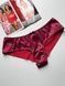 Трусики-бикини женские люксовые Victoria's Secret красные lcl-9fm-w6j фото 1