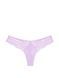 Трусики-стрінги жіночі люксові Victoria's Secret бузкові 4vo-41j-h03 фото 3