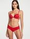 Трусики-чики женские бесшовные Victoria's Secret No-Show Cheeky Panty красные XL hok-o30-edb фото 2