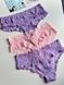 Трусики-чики женские кружевные Victoria's Secret Lace-Up Cheeky Panty сиреневые piy-5fv-gz7 фото 2