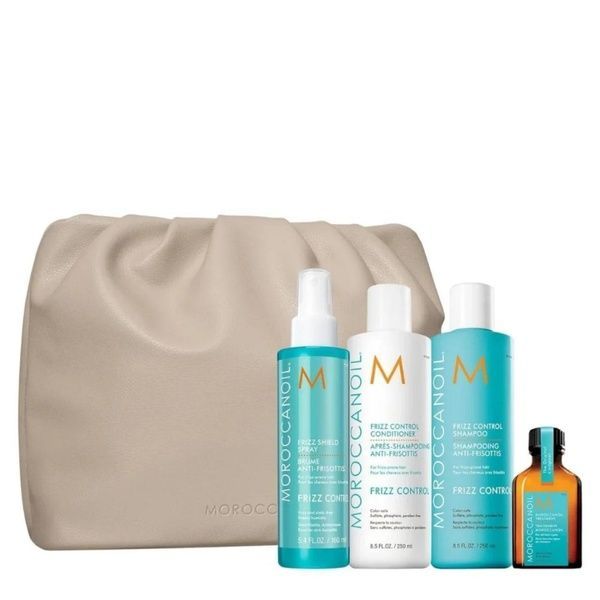 Набор для контроля пушистости (шампунь+кондиционер+масло+спрей) Moroccanoil 250 мл+250 мл+25 мл+160 мл 800953 фото