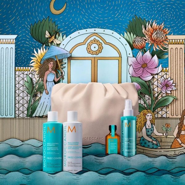 Набор для контроля пушистости (шампунь+кондиционер+масло+спрей) Moroccanoil 250 мл+250 мл+25 мл+160 мл 800953 фото