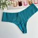 Трусики-стринги женские бесшовные PINK Victoria's Secret No-Show Thong Panty бирюзовые uc1-csy-tu9 фото 2