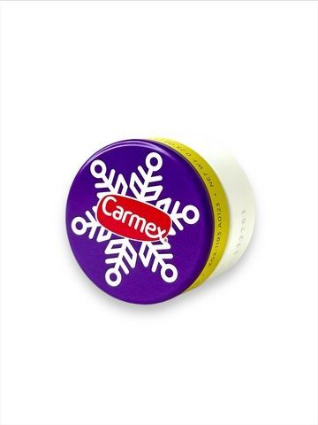 Бальзам для губ (фиолетовый) Carmex Medicated Lip Balm Holiday Jars, 7,5г 581-59c фото