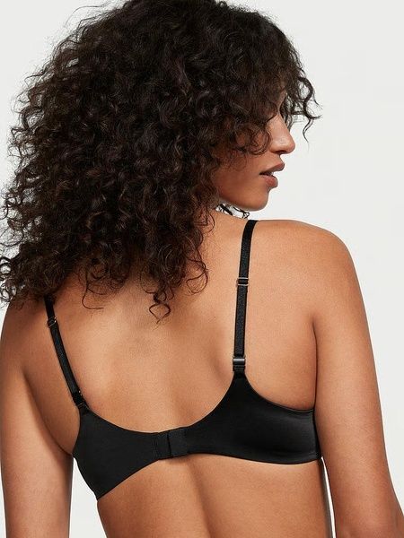 Бюстгальтер з пуш-ап Victoria's Secret Smooth Push-Up Demi Bra черный okf-g2t-czx фото