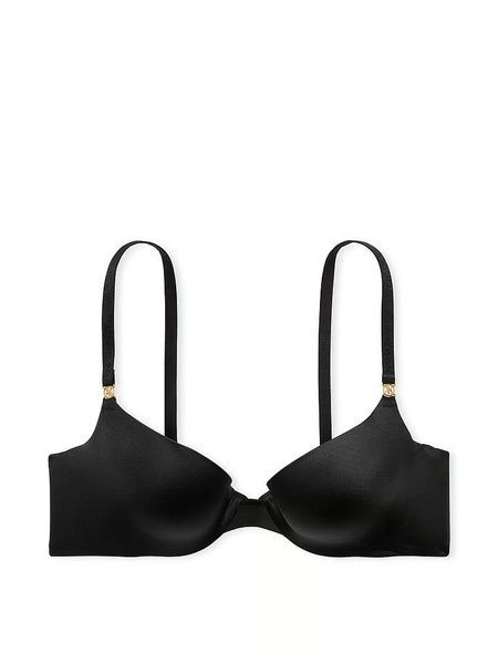 Бюстгальтер з пуш-ап Victoria's Secret Smooth Push-Up Demi Bra черный okf-g2t-czx фото