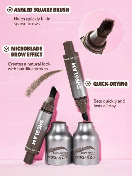 Маркер-помадка для брів Sheglam Brow-Fection Angled Brush & Dip Auburn 1.2 мл avz-d2s-v8a фото