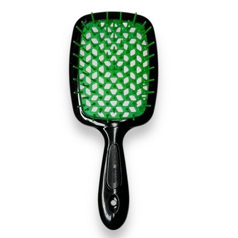 Щетка для волос Janeke Superbrush The Original Черный-Салатовый k2e-834-91d фото
