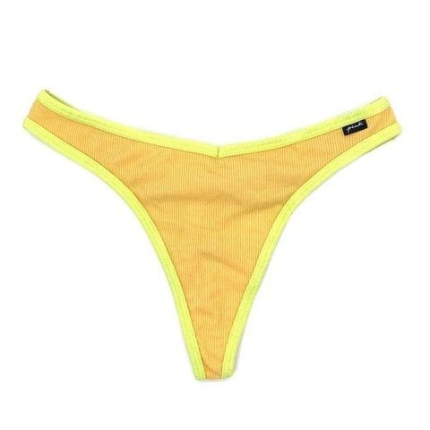 Трусики-стринги женские PINK Victoria's Secret светло-желтые 8n3-rdc-gp32 фото