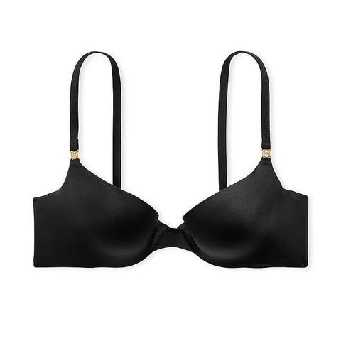 Бюстгальтер з пуш-ап Victoria's Secret Smooth Push-Up Demi Bra черный okf-g2t-czx фото