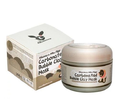 Маска для обличчя глиняно-бульбашкова Elizavecca Milky Piggy Carbonated Bubble Clay Mask, 100мл 4b1-a53 фото