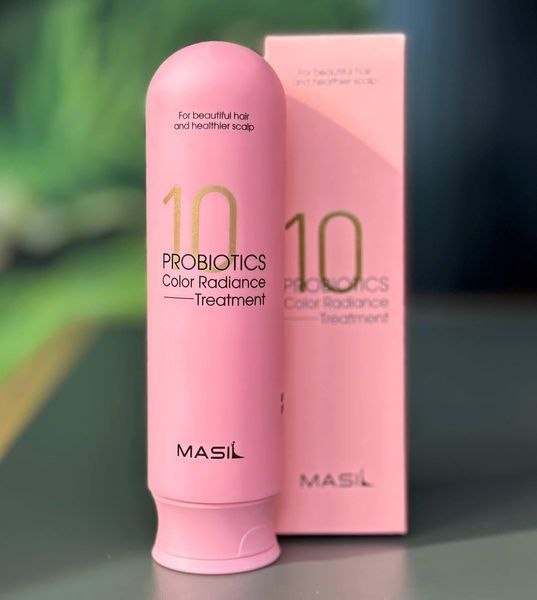 Шампунь + Бальзам для волосся для захисту кольору з пробіотиками Masil Probiotics Color Radiance 4r5 фото