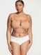 Трусики-чики женские хлопковые с кружевом Victoria's Secret Lace-Waist Cotton Cheeky Panty белые km1-1qx-xpi фото 2
