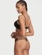 Трусики-стрінги жіночі люксові Victoria's Secret чорні 4sk-y4e-i3h фото 4