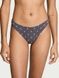 Трусики-стринги женские хлопковые Victoria's Secret Stretch Cotton High-Leg Scoop Thong Panty темно-серые vyg-ae9-66j фото 3