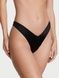 Трусики-стринги женские люксовые Victoria's Secret Strappy Back High-Leg Thong Panty черные 969-cqt-q5o фото 3