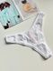 Трусики-стрінги жіночі PINK Victoria's Secret Thong Panty білі s1u-ie6-sdw фото 4