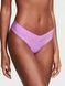 Трусики-стринги женские бесшовные Victoria's Secret No-Show Thong Panty сиреневые 2k3-gdb-jvo фото 1