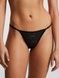 Трусики-стринги женские PINK Victoria's Secret Wink V-String Panty черные egk-9u3-6h6 фото 3