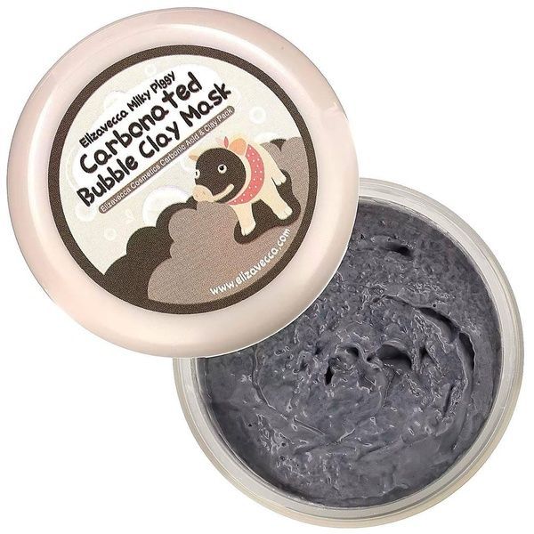 Маска для обличчя глиняно-бульбашкова Elizavecca Milky Piggy Carbonated Bubble Clay Mask, 100мл 4b1-a53 фото