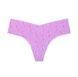Трусики-стринги женские бесшовные Victoria's Secret No-Show Thong Panty сиреневые 2k3-gdb-jvo фото 3