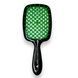 Щетка для волос Janeke Superbrush The Original Черный-Салатовый k2e-834-91d фото 1