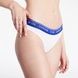 Трусики-бикини женские хлопковые с логотипом Calvin Klein&nbsp;белые 9np-bbp-fzw фото 1