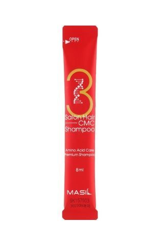 Укрепляющий шампунь для волос с аминокислотами Masil 3 Salon Hair CMC Shampoo, 8 мл b17-235 фото