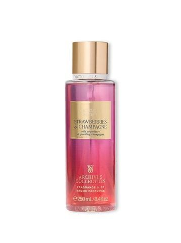 Strawberries & Champagne - парфюмированный спрей (мист) для тела Victoria's Secret, 250 мл 26971701 фото