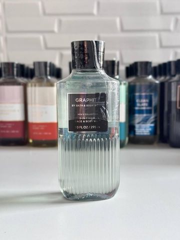 Гель для душа 3 в 1 мужской GRAPHITE Bath&Body Works, 295 мл 11i-398 фото