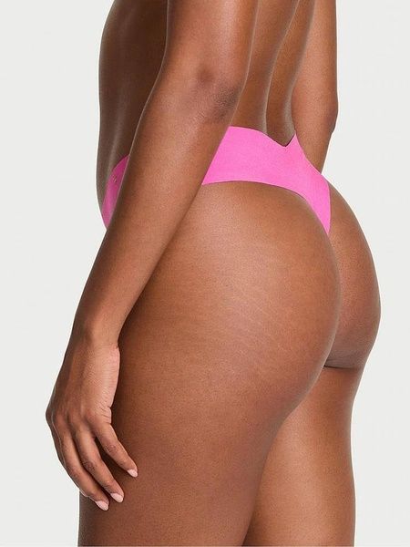 Трусики-стрінги жіночі безшовні Victoria's Secret No-Show Thong Panty рожеві 0mo-6sm-135 фото
