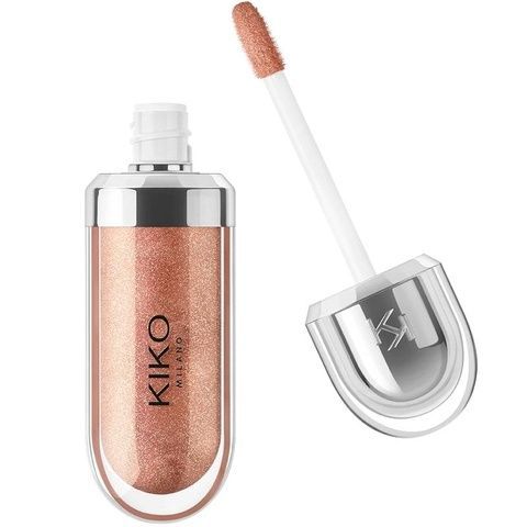 Блеск для губ Kiko Milano 3D Hydra Lipgloss 6,5 мл 18 Golden Sparkle c9y-o1p-l60 фото
