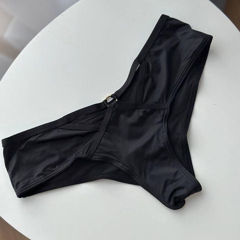 Трусики-чики женские люксовые Victoria's Secret черные ily-sls-w1t фото