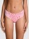 Трусики-стрінги жіночі безшовні PINK Victoria's Secret No-Show Thong Panty рожеві vum-c9j-r1i фото 1