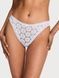 Трусики-бразиліана жіночі мереживні Victoria's Secret Lace Brief Panty блакитні  ikt-r78-p2q фото