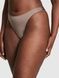 Трусики-стрінги женские хлопкове PINK Victoria's Secret Logo Cotton High-Leg Thong коричневі v12-t2o-ogd фото 3