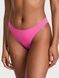 Трусики-стрінги жіночі бавовняні Victoria's Secret The Lacie Cotton Lace-Waist Thong рожеві 0dp-v8f-oz6 фото 1
