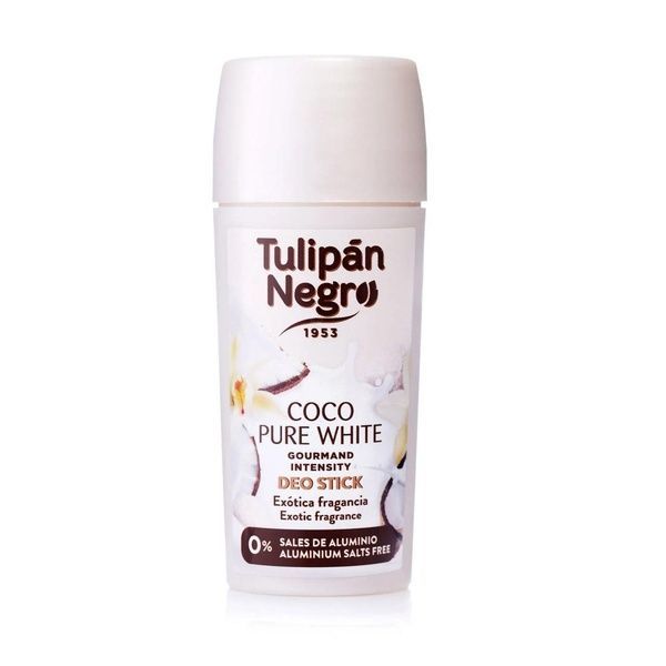 Дезодорант-стік TULIPAN NEGRO Coco Pure White - Ніжний кокос, 60 мл ac7-332 фото