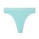 Трусики-стринги с высокой посадкой Victoria's Secret Logo Cotton High-Waist Thong Panty голубые 2et-iip-1x0 фото 2