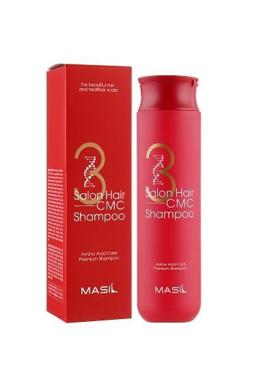 Зміцнюючий шампунь для волосся з амінокислотами Masil 3 Salon Hair CMC Shampoo, 300 мл b98-5b3 фото