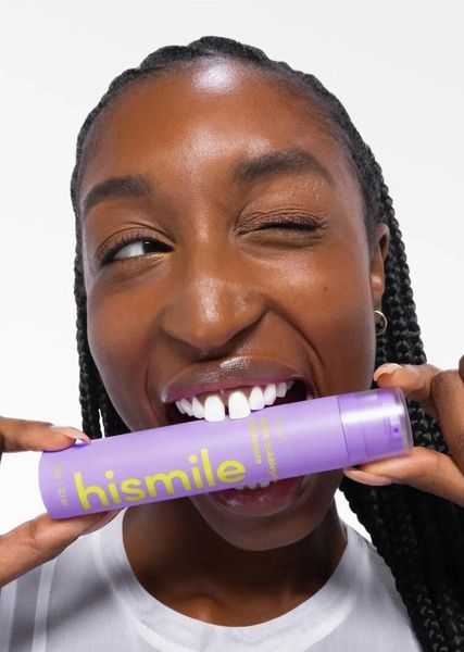 Зубна паста зі смаком виноградної жуйки hismile Grape Bubblegum Toothpaste 60 г 93571890 фото