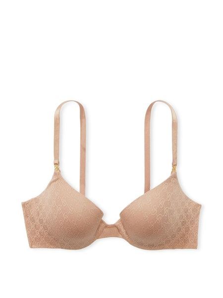 Бюстгальтер з пуш-ап Victoria's Secret Push-Up Demi Bra бежевый 6ug-btv-w4g фото