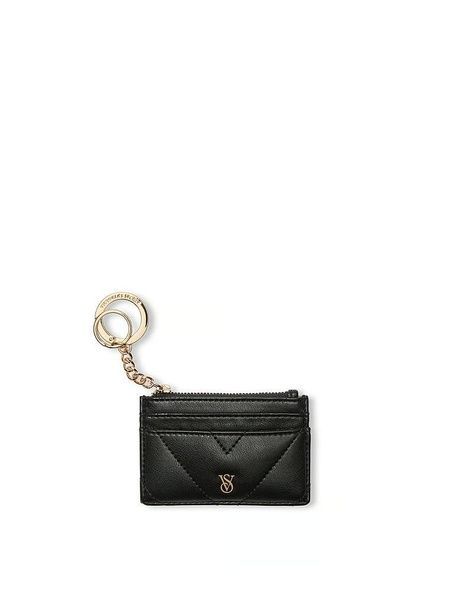Картхолдер-брелок жіночий Victoria's Secret Card Holder Keychain чорний 033-8b5 фото
