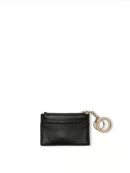 Картхолдер-брелок жіночий Victoria's Secret Card Holder Keychain чорний 033-8b5 фото