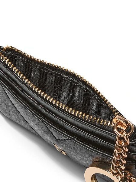 Картхолдер-брелок жіночий Victoria's Secret Card Holder Keychain чорний 033-8b5 фото