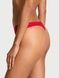 Трусики-стринги женские хлопковые Victoria's Secret Stretch Cotton High-Leg Scoop Thong Panty красные 2w6-m25-wxr фото 2